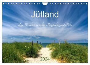 Jütland. Die Westküste zwischen Ringkøbing und Ribe (Wandkalender 2024 DIN A4 quer), CALVENDO Monatskalender von Kolfenbach,  Klaus