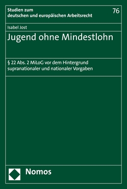 Jugend ohne Mindestlohn von Jost,  Isabel