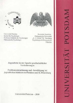 Jugendliche in der Epoche gesellschaftlicher Veränderungen von Department Psychologie, Staatliche Pädagogische Universität "A.I. Herzen"