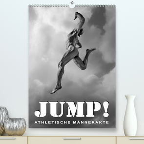 JUMP! ATHLETISCHE MÄNNERAKTE (Premium, hochwertiger DIN A2 Wandkalender 2021, Kunstdruck in Hochglanz) von Borgulat,  Michael