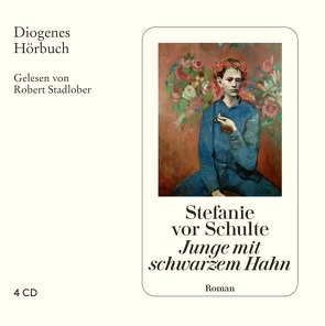 Junge mit schwarzem Hahn von Stadlober,  Robert, vor Schulte,  Stefanie