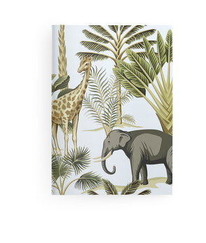 Jungle 14,8×21 cm – GreenLine Booklet – 48 Seiten, Punktraster und blanko, Softcover – gebunden