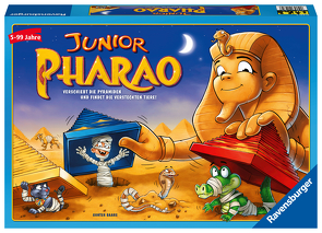 Ravensburger 21435 – Junior Pharao – Gesellschaftsspiel für die ganze Familie, Junior Version ,Spiel für Erwachsene und Kinder ab 5 Jahren, für 2-4 Spieler – Schätze suchen von Baars,  Gunter