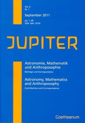 JUPITER – September 2011 von Mathematisch-Astronomische Sektion am Goetheanum