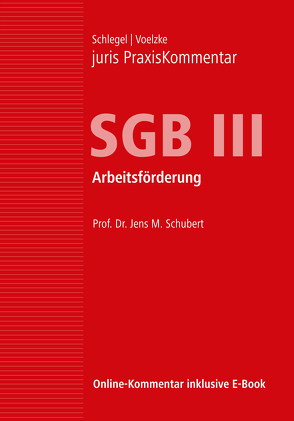 juris PraxisKommentar SGB / juris PraxisKommentar SGB III – Arbeitsförderung von Schlegel,  Rainer (Prof. Dr.), Schubert,  Jens M. (Prof. Dr.), Voelzke,  Thomas (Prof. Dr.)