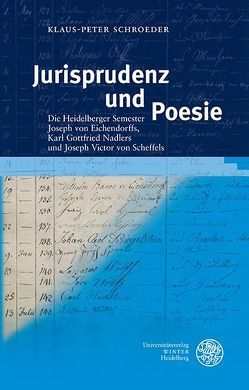 Jurisprudenz und Poesie von Schroeder,  Klaus-Peter