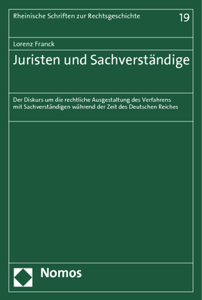 Juristen und Sachverständige von Franck,  Lorenz