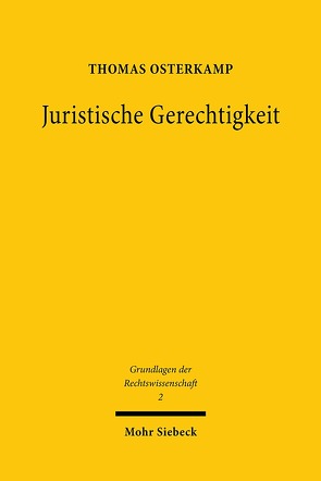 Juristische Gerechtigkeit von Osterkamp,  Thomas