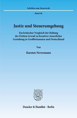 Justiz und Steuerumgehung. von Nevermann,  Karsten