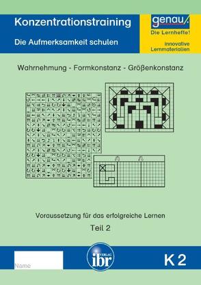 K2 – Konzentrationstraining – Teil 2 von Henkel,  Cornelia