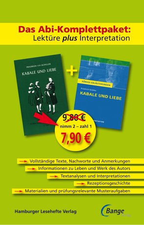 Kabale und Liebe von Friedrich Schiller – Lektüre plus Interpretation von Schiller,  Friedrich