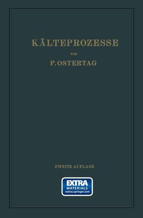 Kälteprozesse von Ostertag,  Paul