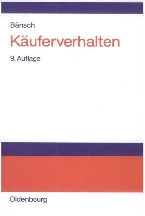 Käuferverhalten von Bänsch,  Axel