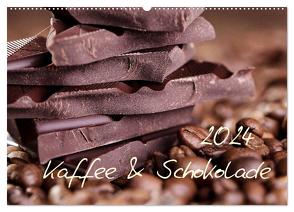 Kaffee & Schokolade (Wandkalender 2024 DIN A2 quer), CALVENDO Monatskalender von Schwarz,  Nailia