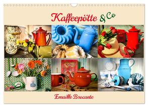 Kaffeepötte & Co (Wandkalender 2024 DIN A3 quer), CALVENDO Monatskalender von Ola Feix,  Eva