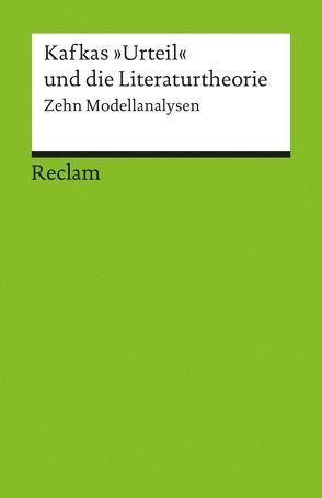 Kafkas »Urteil« und die Literaturtheorie von Jahraus,  Oliver, Neuhaus,  Stefan