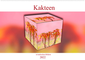 Kakteen in kubischen Bildern (Wandkalender 2022 DIN A2 quer) von Schwarze,  Nina