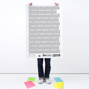 Kalender 2019: Now is better – weiß von BOB AND,  UNCLE