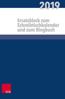 Kalender für alle im kirchlichen Dienst Ersatzblock von Ruprecht,  Arndt