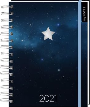 Kalender mit Spiralbindung Sternenhimmel 2021