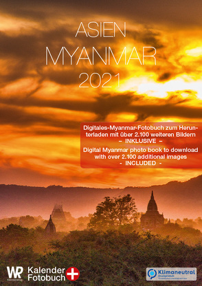 Kalender Myanmar 2021 A3 hochformat mit großem Kalendarium für Deine Einträge von Redeker,  Will