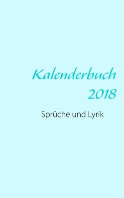 Kalenderbuch 2018 von 21 CelsiusCreations