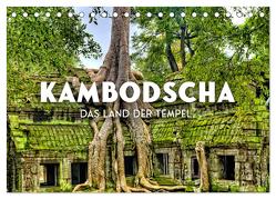 Kambodscha – Das Land der Tempel. (Tischkalender 2024 DIN A5 quer), CALVENDO Monatskalender von SF,  SF