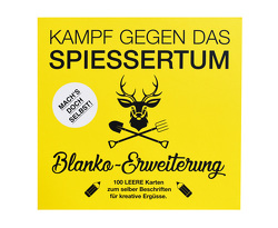 Kampf gegen das Spiessertum – Blanko Erweiterung