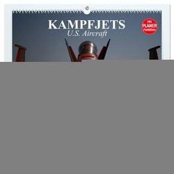 Kampfjets. U.S. Aircraft (hochwertiger Premium Wandkalender 2024 DIN A2 quer), Kunstdruck in Hochglanz von Stanzer,  Elisabeth