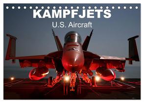 Kampfjets • U.S. Aircraft (Tischkalender 2024 DIN A5 quer), CALVENDO Monatskalender von Stanzer,  Elisabeth