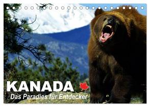 Kanada – Das Paradies für Entdecker (Tischkalender 2024 DIN A5 quer), CALVENDO Monatskalender von Stanzer,  Elisabeth