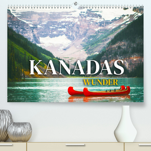 Kanadas Wunder (hochwertiger Premium Wandkalender 2024 DIN A2 quer), Kunstdruck in Hochglanz von Monkey,  Happy