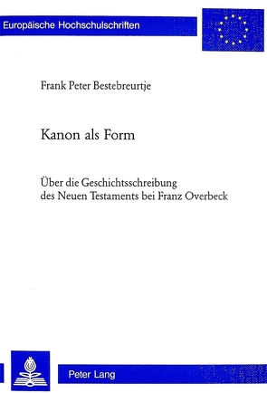 Kanon als Form von Bestbreurtje,  Frank Peter