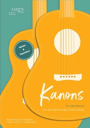 Kanons für zwei Gitarren von Kampik,  Jürgen