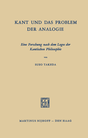 Kant und das Problem der Analogie von Takeda,  Sueo