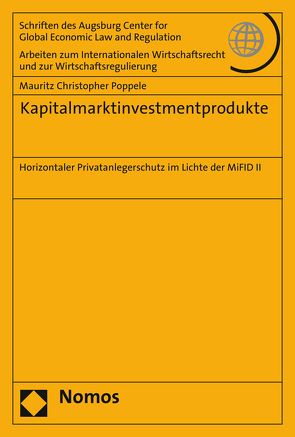 Kapitalmarktinvestmentprodukte von Poppele,  Mauritz Christopher