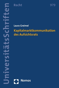 Kapitalmarktkommunikation des Aufsichtsrats von Greimel,  Laura