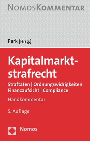 Kapitalmarktstrafrecht von Park,  Tido