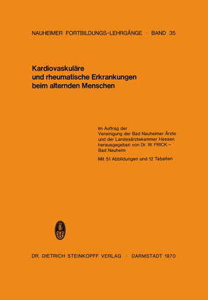 Kardiovaskuläre und rheumatische Erkrankungen beim alternden Menschen von Hammer,  O.