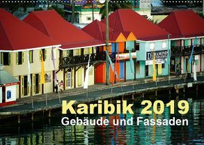 Karibik 2019 – Gebäude und Fassaden (Wandkalender 2019 DIN A2 quer) von Frank,  Rolf