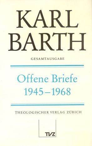 Karl Barth Gesamtausgabe von Barth,  Karl, Koch,  Diether