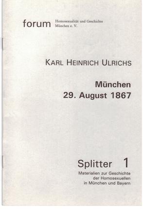 Karl Heinrich Ulrichs von Setz,  Wolfram