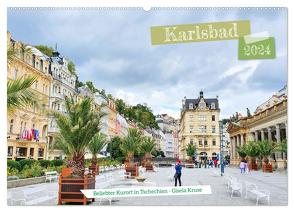 Karlsbad – Beliebter Kurort in Tschechien (Wandkalender 2024 DIN A2 quer), CALVENDO Monatskalender von Kruse,  Gisela