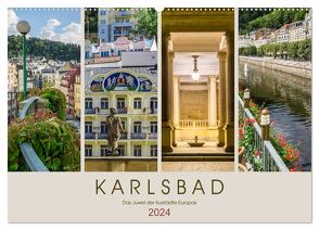KARLSBAD Das Juwel der Kurstädte Europas (Wandkalender 2024 DIN A2 quer), CALVENDO Monatskalender von Viola,  Melanie