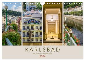 KARLSBAD Das Juwel der Kurstädte Europas (Wandkalender 2024 DIN A4 quer), CALVENDO Monatskalender von Viola,  Melanie