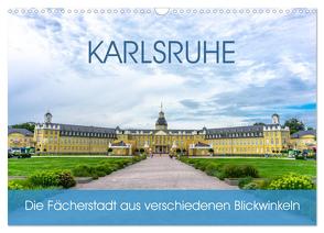 Karlsruhe Die Fächerstadt aus verschiedenen Blickwinkeln (Wandkalender 2024 DIN A3 quer), CALVENDO Monatskalender von Nöh,  Christine