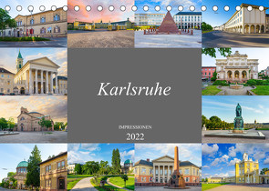 Karlsruhe Impressionen (Tischkalender 2022 DIN A5 quer) von Meutzner,  Dirk