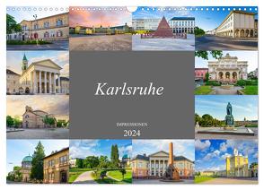 Karlsruhe Impressionen (Wandkalender 2024 DIN A3 quer), CALVENDO Monatskalender von Meutzner,  Dirk