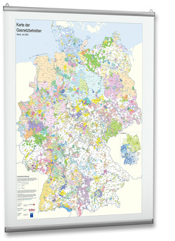 Karte der Gasnetzbetreiber 2020