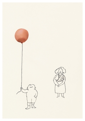 Ohne Titel / Luftballon (Postkarte, 20 Ex) von Ungerer,  Tomi